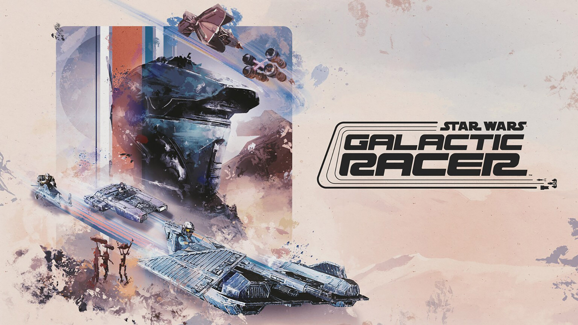 Visuel officiel du jeu Star Wars: Galactic Racer